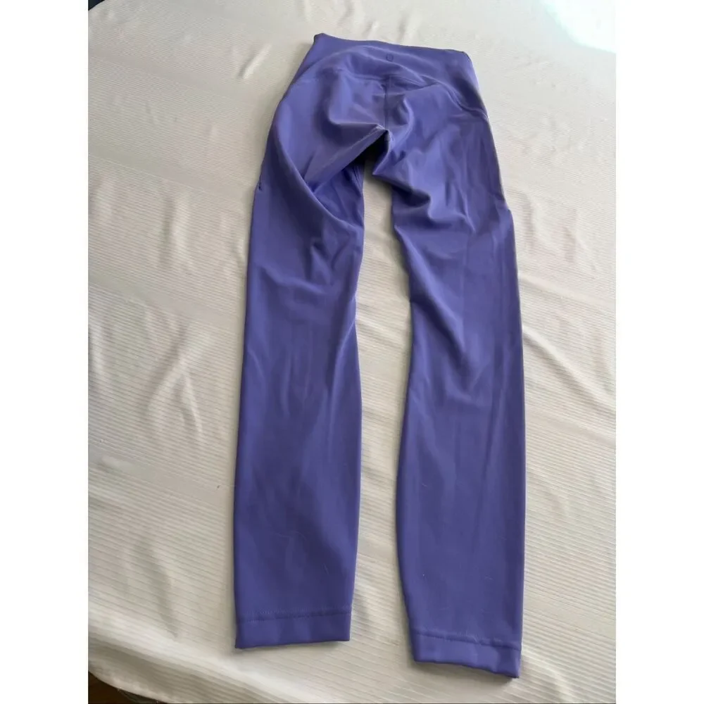 Lululemon SIZE 2 Instill High Rise Tight 24” Charged Indigo Purple Leggings Yoga